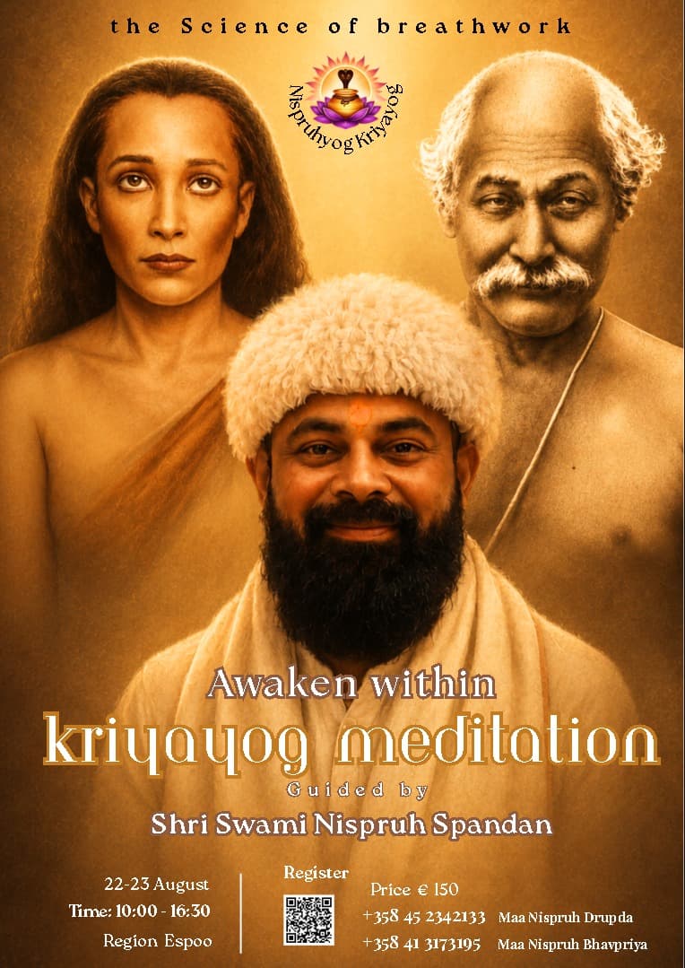 Kriyayog Course - Awaken Within event poster